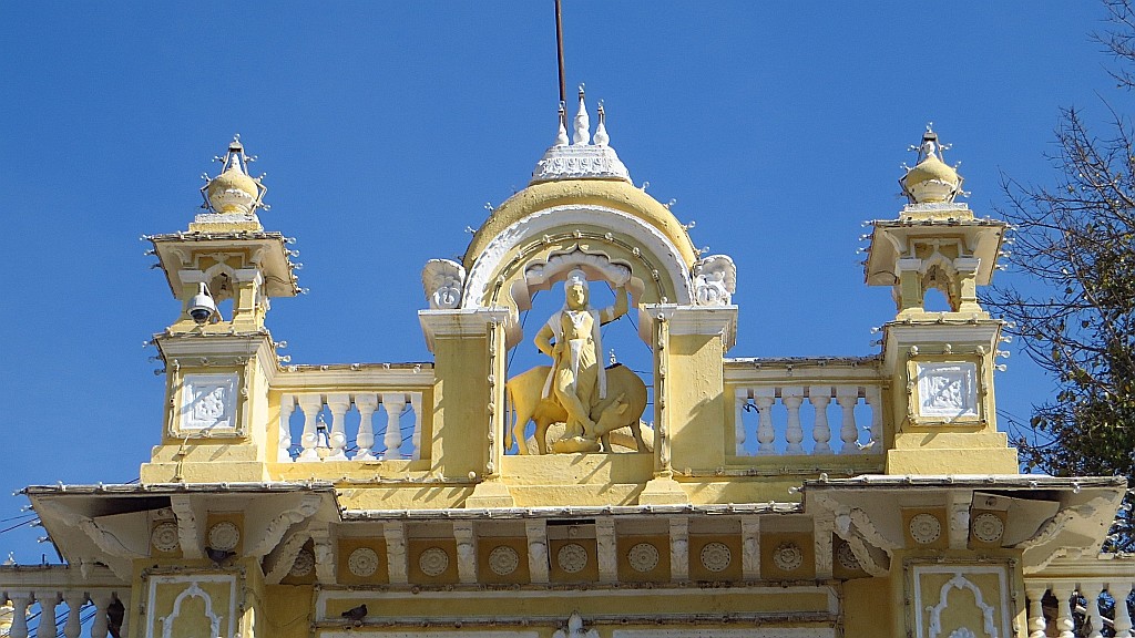 Zdjęcia: Mysore, Karnataka, pałac królewski Wodejarów - brama, INDIE Zdjęcia: Mysore, Karnataka, pałac królewski Wodejarów - brama, INDIE