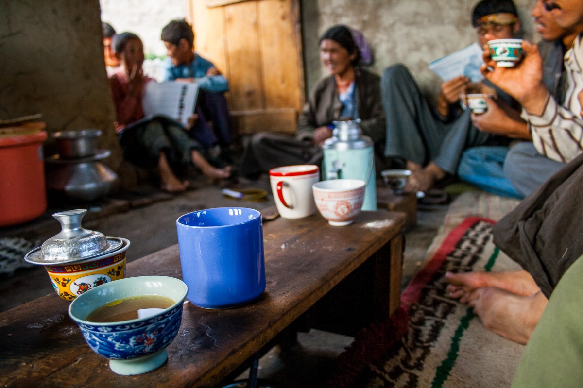 Zdjęcia: Wioska Sakti, Ladakh, U "rodziny" na herbatce, INDIE Zdjęcia: Wioska Sakti, Ladakh, U "rodziny" na herbatce, INDIE