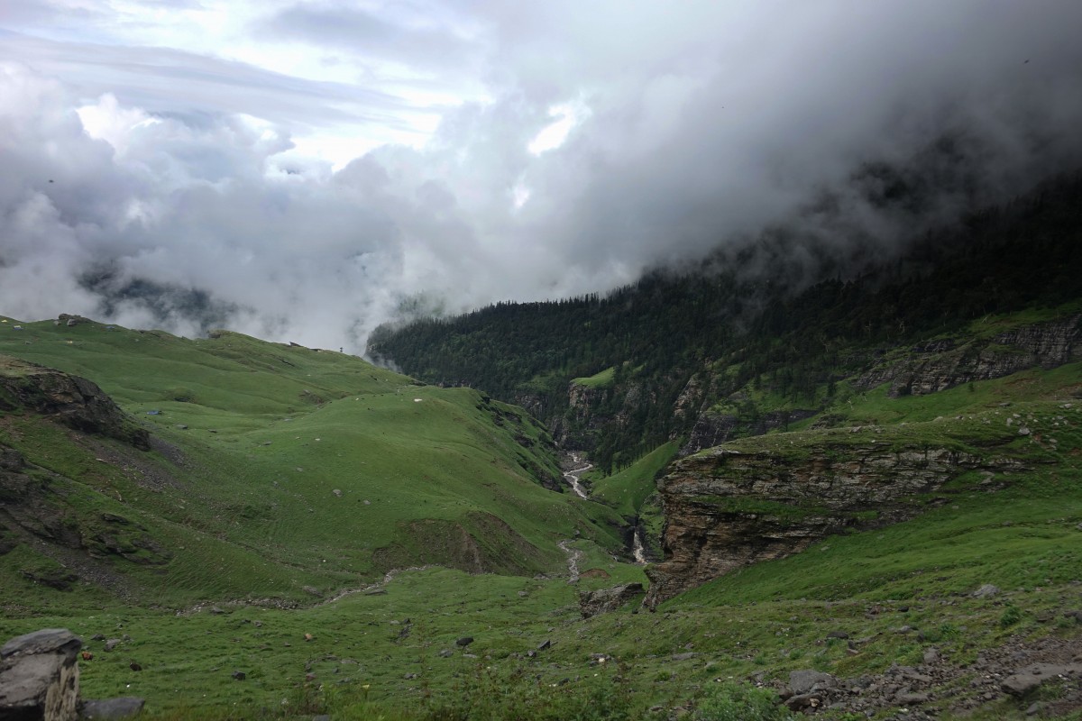 Zdjęcia: Manali, Manali, Droga na przełęcz Rotang, INDIE Zdjęcia: Manali, Manali, Droga na przełęcz Rotang, INDIE