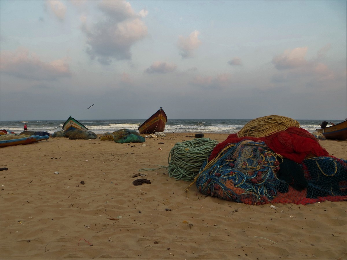 Zdjęcia: Mamallapuram, Tamilnadu, o poranku, INDIE Zdjęcia: Mamallapuram, Tamilnadu, o poranku, INDIE