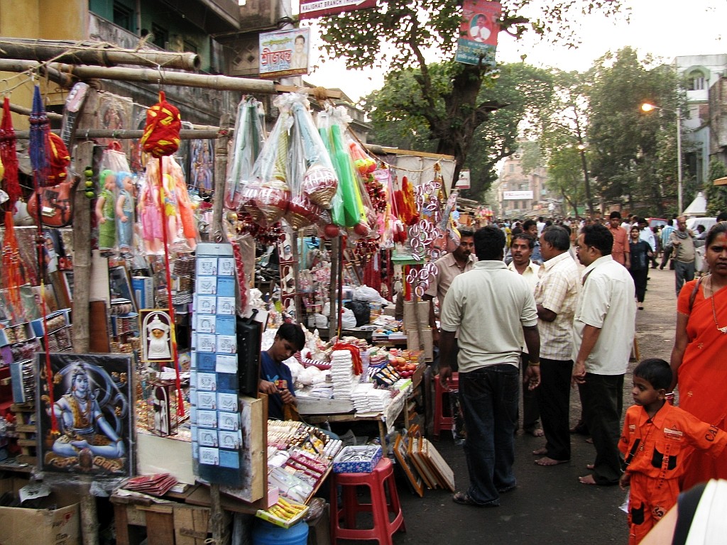 Zdjęcia: Kalkuta, Bengal Zachodni, okolice świątyni Kalighat, INDIE Zdjęcia: Kalkuta, Bengal Zachodni, okolice świątyni Kalighat, INDIE