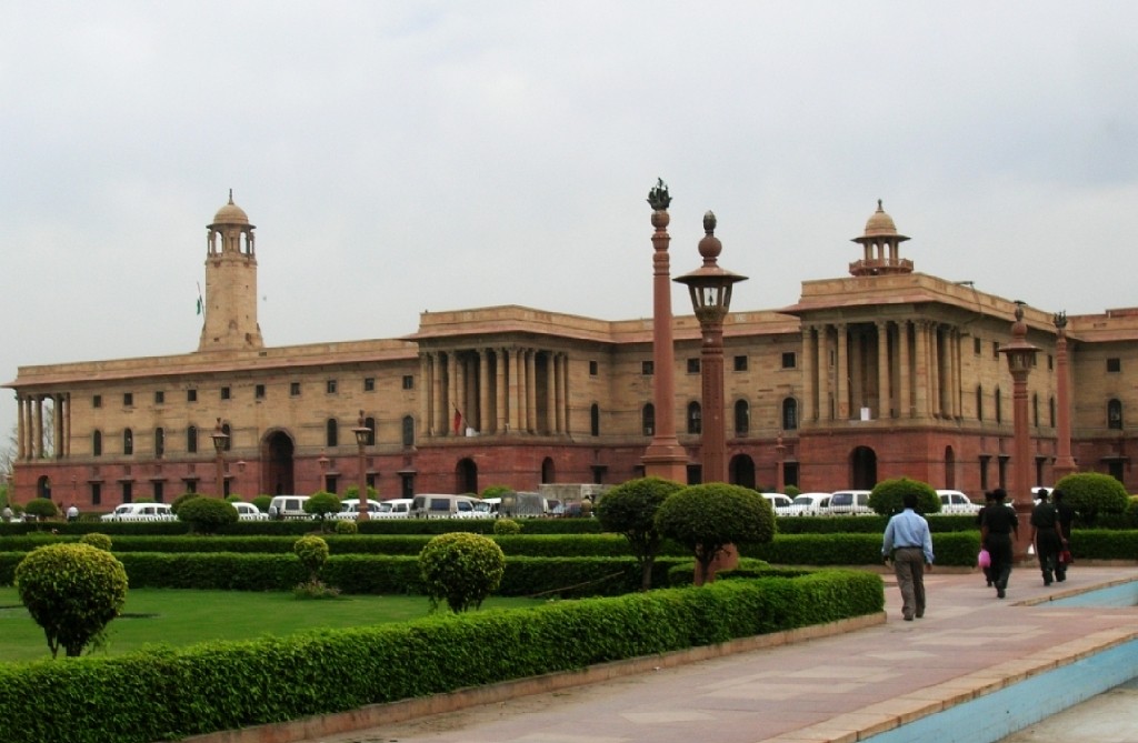 Zdjęcia: New Delhi, Delhi, budynek Dyrektoriatu, INDIE Zdjęcia: New Delhi, Delhi, budynek Dyrektoriatu, INDIE