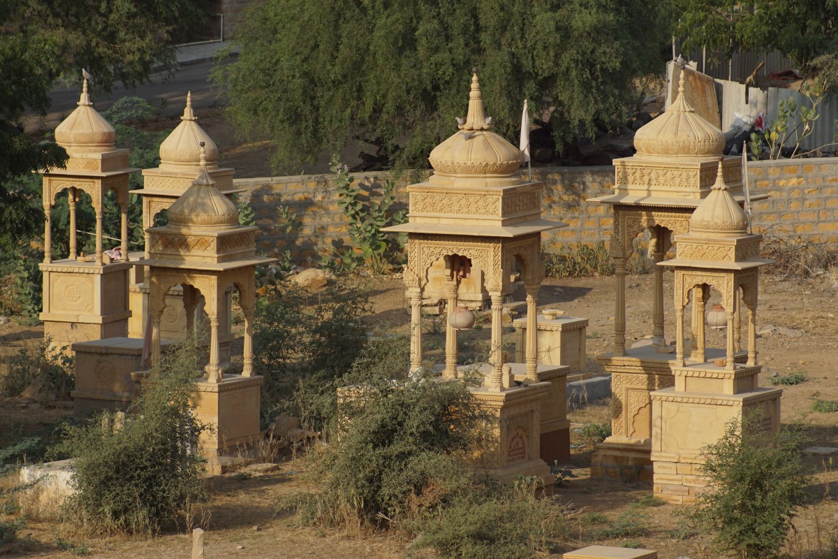 Zdjęcia: INDIE, AZJA, INDIE  JAISALMER CMENTARZ, INDIE Zdjęcia: INDIE, AZJA, INDIE  JAISALMER CMENTARZ, INDIE