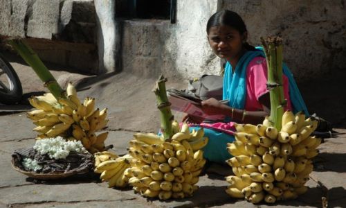 Zdjęcie INDIE / Karnataka  / Hampi / smaczne male banany
