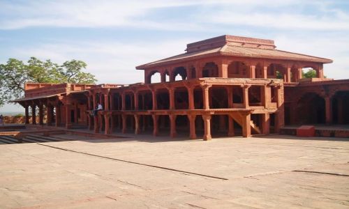 INDIE / Uttar Pradesh / Fatehpur Sikri / Miasto Duchow
