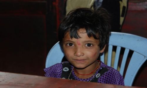 Zdjęcie INDIE / Spiti / wioska na trasie / Portret