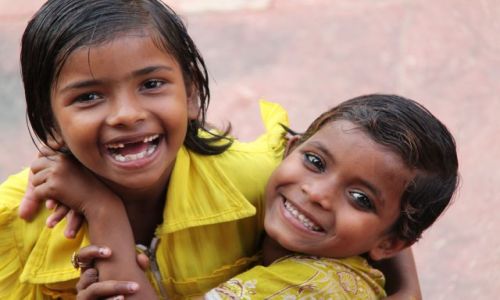 Zdjecie INDIE / Uttar Pradesh /  Fatehpur Sikri / Dzieci