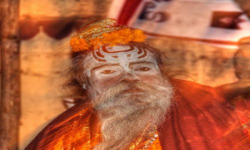 Zdjecie INDIE / Uttar Pradesh / Waranasi / Sadhu