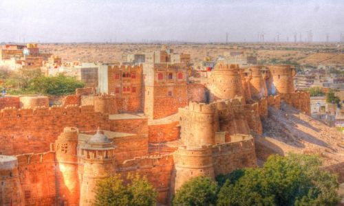 Zdjecie INDIE / Rajasthan / Jaisalmer / zote miasto