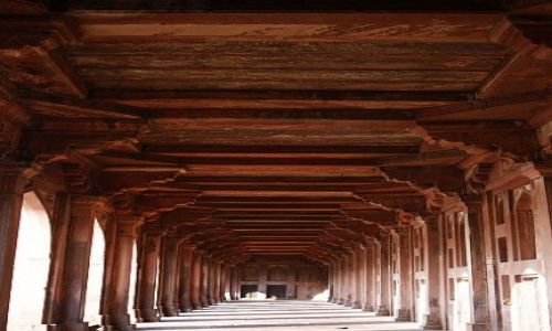 Zdjecie INDIE / Uttar Pradesh / Fathepur Sikri / ciany