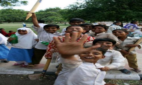 Zdj�cie INDIE / Rajastan / Mandore Garden / Dru�yna krykieta