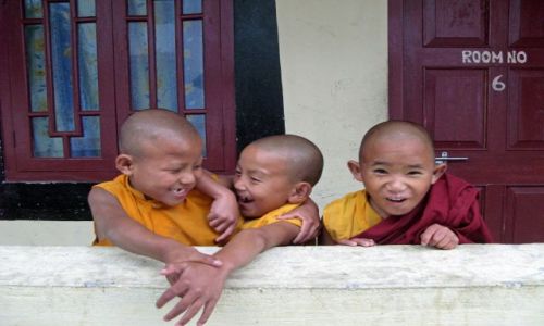 Zdjecie INDIE / Sikkin / Gangtok / Podstawwka mnichw