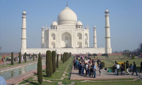 Zdjecie INDIE / Agra / Taj Mahal / Taj przed poludniem