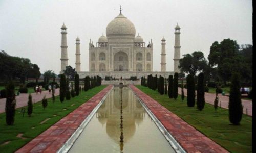 Zdjęcie INDIE / brak / Taj Mahal - Agra / Taj Mahal - odbicie