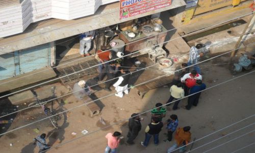 INDIE / Uttar Pradesh / Waranasi / Waranasi, uliczna gastronomia