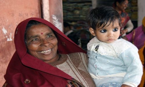 Zdjecie INDIE / Rajasthan / Jaipur / Babcia 