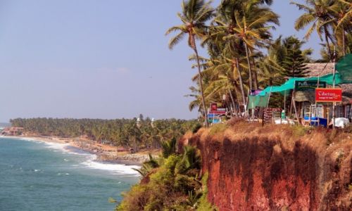 Zdjecie INDIE / Kerala / Verkala / Klif