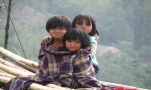 Zdjcie INDIE / NAGALAND / LONGWA / twarz
