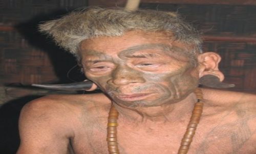 Zdjcie INDIE / NAGALAND / LONGWA / TWARZE