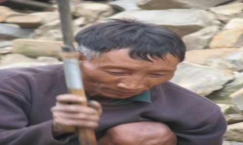 Zdjcie INDIE / NAGALAND / LONGWA / TWARZE