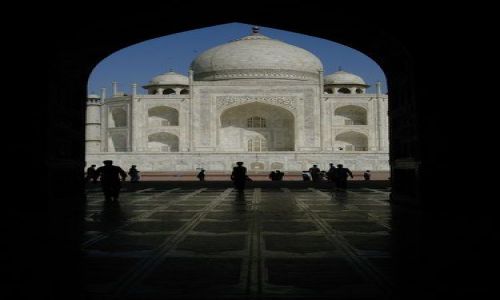 Zdjecie INDIE / brak / Agra / Taj Mahal od zachodniej strony