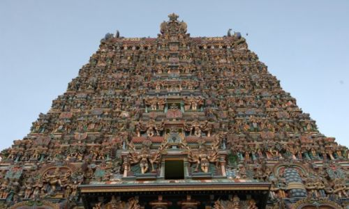 Zdjecie INDIE / Tamil Nadu / witynia Sri Meenakshi / Gopura