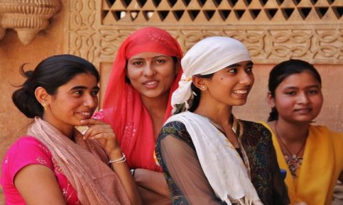 Zdjęcie INDIE / - / Fort Gwalior / Dwa spojrzenia