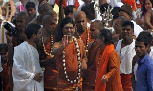 Zdjecie INDIE / Uttar Pradesh / Varanasi / Paramahamsa Nithyananda