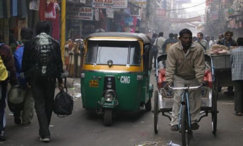 Zdjecie INDIE / Paharganj / Delhi / Konkurs - Main Bazar przed remontem