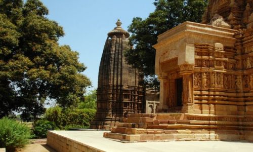 Zdjcie INDIE / Madhya Pradesh / Khajuraho / witynia w Khajuraho