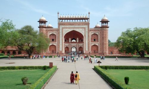 Zdjcie INDIE / Uttar Pradesh / Agra / Kompleks Taj Mahal