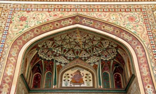 Zdjęcie INDIE / Jaipur / Ford Amber / dekoracje pałacowe