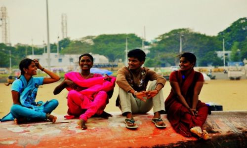 Zdjecie INDIE / Tamilnadu / Chennai / Marina Beach