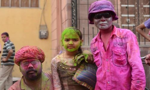 Zdjecie INDIE / - / Bikaner / Holi