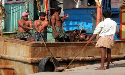 Zdj�cie INDIE / Kerala / neendakara / Konkurs Ludzie w obiektywie podr�nika - rybacy