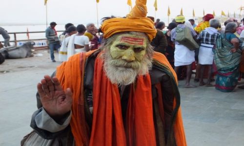 Zdjecie INDIE / Varanasi / Varanasi / Baba z Varanasi