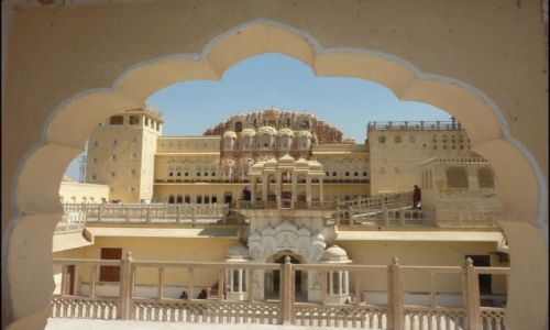 Zdjcie INDIE / Jaipur / Hawa Mahal / Podre