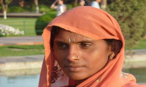 Zdjecie INDIE / Agra / Taj Mahal / Portret Hinduski