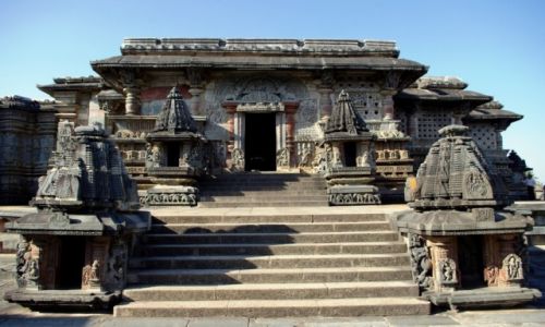 Zdjęcie INDIE / Karnataka / Halebid / Halebid - Hoysaleswara Temple