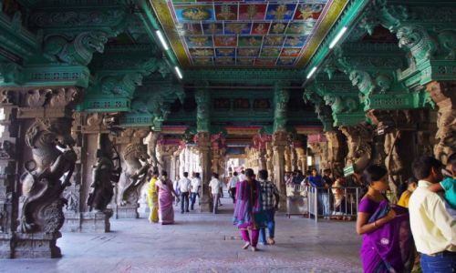Zdjęcie INDIE / Tamilnadu / Madurai / Świątynia Minakszi w Maduraju