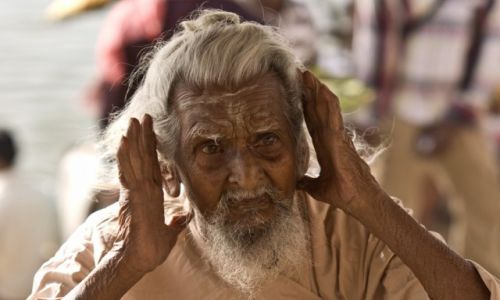 Zdjecie INDIE / Uttar Pradesh / Waranasi / Sadhu