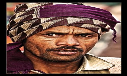 Zdjecie INDIE / Delhi / ulica / Rikszarz
