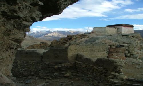 Zdjęcie INDIE / Spiti / Dhankar / zaułek