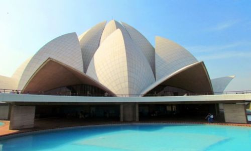 Zdjecie INDIE / Uttar Pradesh / Delhi / witynia Lotosu (Lotus Temple)
