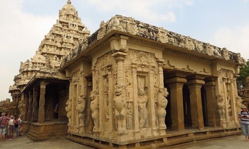 Zdjcie INDIE / Tamil Nadu / Kanchipuram / witynia Kajlasanatha