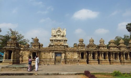 Zdjcie INDIE / Tamil Nadu / Kanchipuram / witynia Kajlasanatha