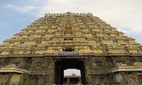 Zdjcie INDIE / Tamil Nadu / Kanchipuram / witynia  Sziwy -gopura
