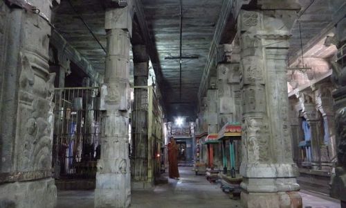 Zdjcie INDIE / Tamil Nadu / Kanchipuram / witynia  Sziwy - mandapa