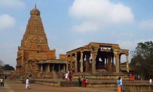 Zdjcie INDIE / Tamil Nadu / Thanjavur / witynia Brihadeswara