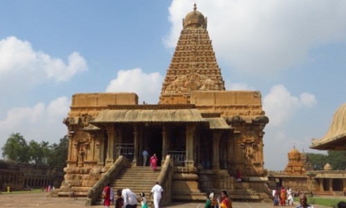 Zdjcie INDIE / Tamil Nadu / Thanjavur / witynia Brihadeswara